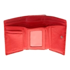 Кошелёк женский на кнопке, 2 отдела, глянцевый, красный - Фото 3