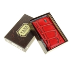 Кошелёк женский на кнопке, 2 отдела, глянцевый, красный - Фото 4