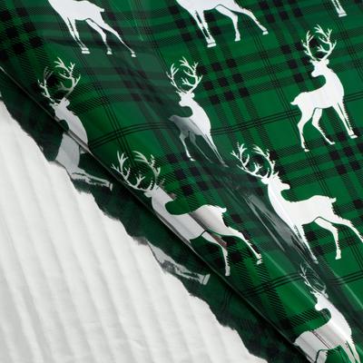 Плёнка упаковочная «Олени. Новый год», 100×70 см