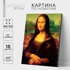 Картина по номерам на холсте с подрамником «Мона Лиза» Леонардо да Винчи 40х50 см - фото 1310711
