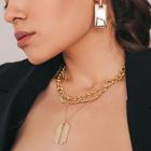 Кулон «Цепь» бритва, цвет золото, L=44 см - фото 21118105