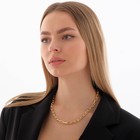 Колье «Цепь» фьюче, цвет золото, L=52 см (комплект 2 шт) - фото 25672949