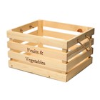 Ящик для овощей и фруктов, 40 × 33 × 23 см, деревянный - фото 9059609