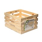 Ящик для овощей и фруктов, 40 × 33 × 23 см, деревянный - Фото 5