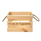 Ящик для овощей и фруктов, 29 × 23 × 19 см, деревянный - Фото 2