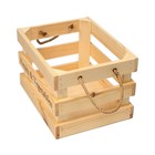 Ящик для овощей и фруктов, 29 × 23 × 19 см, деревянный - Фото 3