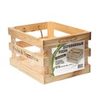 Ящик для овощей и фруктов, 35 × 28 × 21 см, деревянный - Фото 5