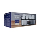Йогуртница Centek CT-1443, 30 Вт, 0.2 л, 8 ёмкостей, стекло, таймер, дисплей, серо-чёрная 5294928 - фото 16389536