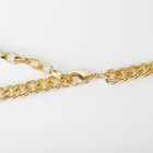 Кулон «Цепь» контур круга, цвет белый в золоте, L=53 см - фото 24474406