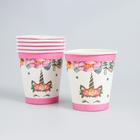 Посуда одноразовая бумажная для праздника «С днём рождения», на 6 персон, 46 предметов - Фото 2