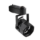 Трековый светильник под лампу Gu5.3, восьмигранный, чёрный - Фото 9