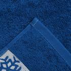 Полотенце махровое LoveLife «Снежинки», 30х60 см, цвет синий - Фото 3