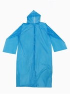 Дождевик - плащ, взрослый, размер 48-50, полиэтилен 100 г, синий - Фото 5