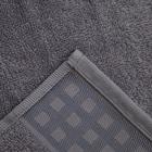 Полотенце махровое LoveLife Square 30х60 см, цвет пепельно-серый,100% хлопок, 360 гр/м2 - фото 25266135