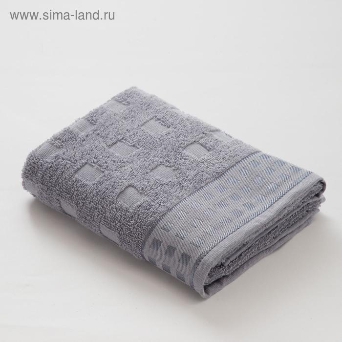 Полотенце махровое LoveLife Square, 50х90 см, цвет пепельно-серый - Фото 1
