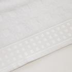 Полотенце махровое LoveLife Square, 70х130 см, цвет снежно-белый  (артикул 5032087)  большой выбор товаров оптом и в розницу по низким ценам с доставкой