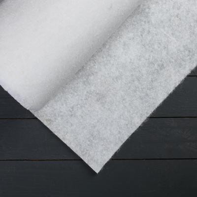 Геотекстиль иглопробивной, 25 × 1,5 м, плотность 100 г/м², белый