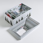 Набор подарочных коробок 10 в 1 «Акварельный», 12 × 7 × 4 - 32.5 × 20 × 12.5 см - Фото 10