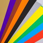 Бумага цветная самоклеящаяся, А4, 10 листов, 10 цветов, мелованная, односторонняя, в папке, 80 г/м², Тачки 4979398 - фото 16332213