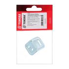 Уголок крепежный ТУНДРА krep, с корректирующим отверстием, оцинкованный, в упаковке 1 шт. - фото 48336202