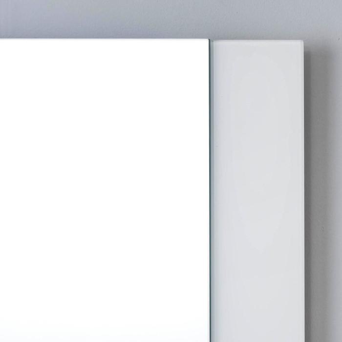 Зеркало , настенное, 67х52см, с декоративными вставками (цвет вставки белый) - фото 1907138657