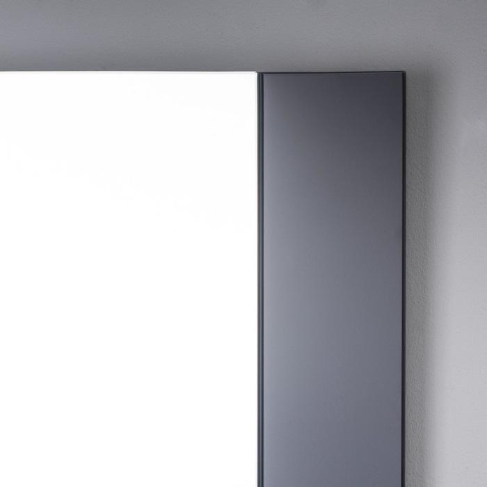 Зеркало , настенное, 67х52см, с декоративными вставками (цвет вставки черный) - фото 1926116182