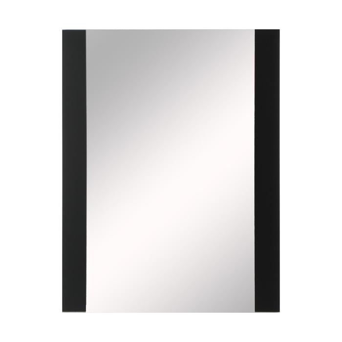 Зеркало , настенное, 67х52см, с декоративными вставками (цвет вставки черный) - фото 1926116184