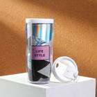 Термостакан с голографической вставкой Life style, 350 мл, сохраняет тепло 2 ч - Фото 2