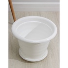 Горшок для цветов с поддоном «Виола», 16 л, пластиковый, белый - Фото 8