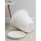 Горшок для цветов с поддоном «Виола», 16 л, пластиковый, белый - Фото 9