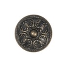 Ручка кнопка ТУНДРА VINTAGE 005, цвет бронза, 1 шт. - фото 50269110