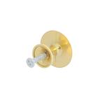 Ручка кнопка ТУНДРА РК002GP, цвет золото 4748557