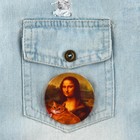 Значок «Мона Лиза», d=56 мм - Фото 5