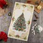Полотенце кухонное новогоднее «Этель» Golden Christmas, 40×73 см, 100% хлопок, саржа 190 г/м² - Фото 2