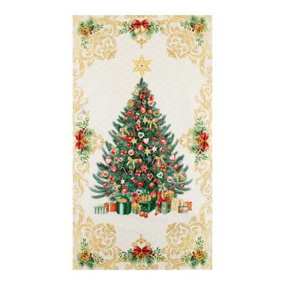 Полотенце кухонное новогоднее «Этель» Golden Christmas 40×73 см, 100% хлопок, саржа 190 г/м²