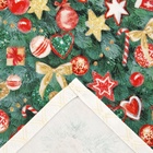 Полотенце кухонное новогоднее «Этель» Golden Christmas, 40×73 см, 100% хлопок, саржа 190 г/м² - Фото 5