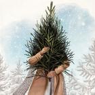 Полотенце «Этель» Волшебного Нового Года 40×73 см, 100% хл, саржа 190 г/м² - Фото 4