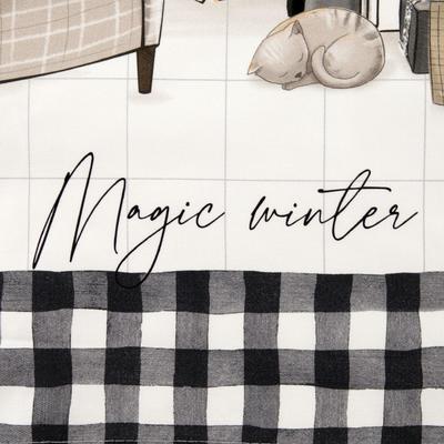 Полотенце «Этель» Magic winter 40×73 см, 100% хл, саржа 190 г/м²