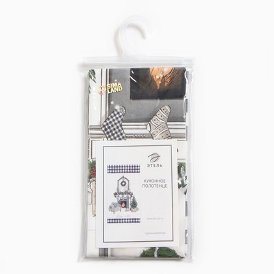 Полотенце «Этель» Magic winter 40×73 см, 100% хл, саржа 190 г/м²