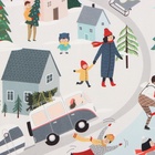 Полотенце кухонное новогоднее «Этель» Snow day, 40×73 см, 100% хлопок, саржа 190 г/м² - Фото 4