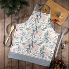 Фартук новогодний "Этель" Christmas flowers 60х70см, 100% хл, саржа 190 гр/м2 - Фото 4