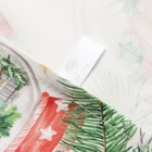 Фартук новогодний «Этель» Christmas red flowers 60×70 см, 100% хл, саржа 190 г/м² - Фото 15