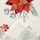 Фартук новогодний «Этель» Christmas red flowers 60×70 см, 100% хл, саржа 190 г/м² - Фото 7