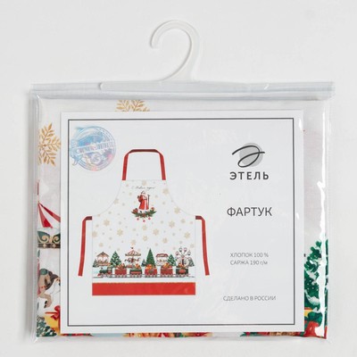 Фартук новогодний «Этель. Новогодняя ярмарка», 60×70 см, 100% хлопок, саржа 190 г/м²