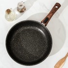 Сковорода Granit ultra original, d=28 см, съёмная ручка, антипригарное покрытие, цвет чёрный - Фото 2