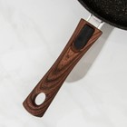 Сковорода KUKMARA Granit ultra original, d=28 см, съёмная ручка, антипригарное покрытие, алюминий, чёрная - Фото 4