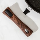 Сковорода KUKMARA Granit ultra original, d=28 см, съёмная ручка, антипригарное покрытие, алюминий, чёрная - Фото 5