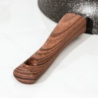 Сковорода KUKMARA Granit ultra original, d=28 см, съёмная ручка, антипригарное покрытие, алюминий, чёрная - Фото 6