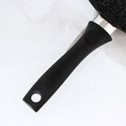 Сковорода-чудушница, d=32 см, пластиковая ручка, антипригарное покрытие, цвет тёмный мрамор - фото 4312742