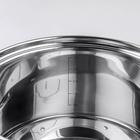 Кастрюля Катунь «Элис», 3.5 л, d=20 см, капсульное дно, индукция, нержавеющая сталь, AISI - 201 - Фото 3